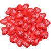 50PCS 35mm Diameter Satin Heart Petals Soft Texture Sponge Satin Material Wedding Petals Decoration Heart Shape
