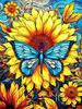 Diy Diamond Painting Mosaic Butterfly Sunflower Full Square/Round Embroidery Cross Stitch Set Animal Floral Home Decor