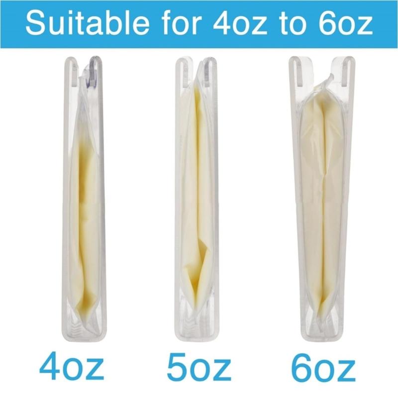 Breast Milk Storage Organization Stand Holder Space Saving Flat Breastmilk Freezer Organizer For 3 6 Oz Storage Bags