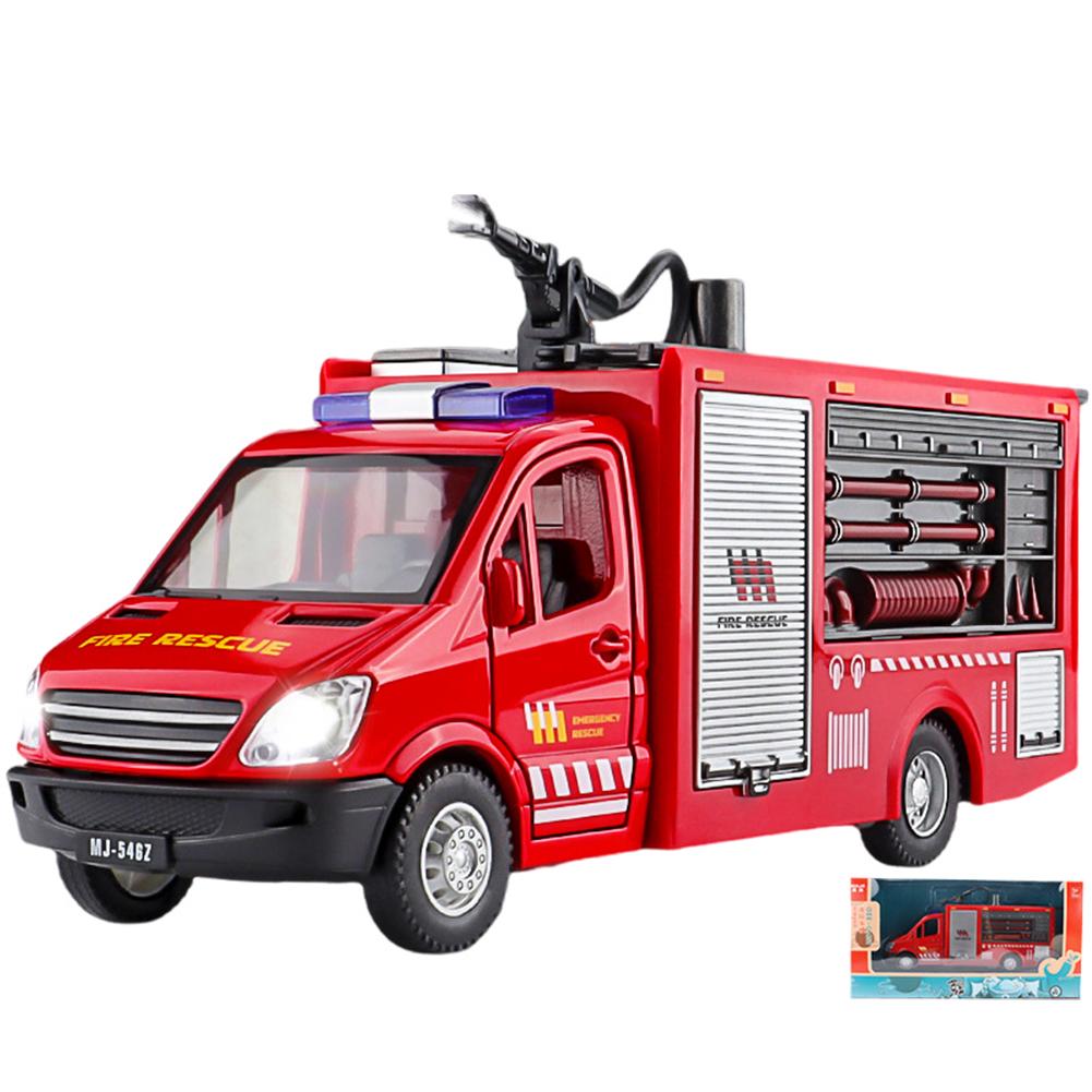 Engineering Vehicle Toys Acousto-optic Rebound Alloy Excavator Garbage Crane Mixer Dumper Model Gifts For Boys Girls