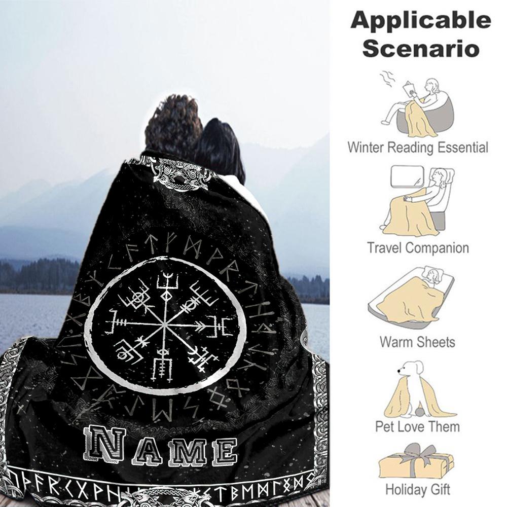 Culture666 Personalized Text Blanket Gift Personalized Blanket Soft & Cozy Suitable for Seaside Nap Home Decor Livingroom for All Occasions