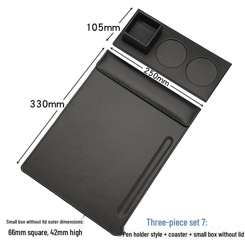 A4 Leather Conference Writing Pad with Magnetic Closure