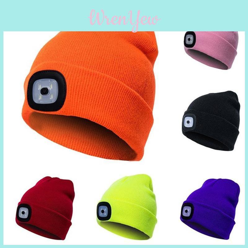 Et Vêtements d'Hiver Confortables Bonnets LED Unisexe avec Trois Niveaux de Luminosité**