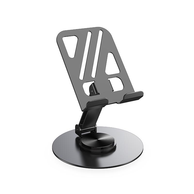 Rotatable & Foldable Desktop Phone and Tablet Stand, Ideal for Shows and Online Classes, All-Metal Multifunctional Holder for Convenience