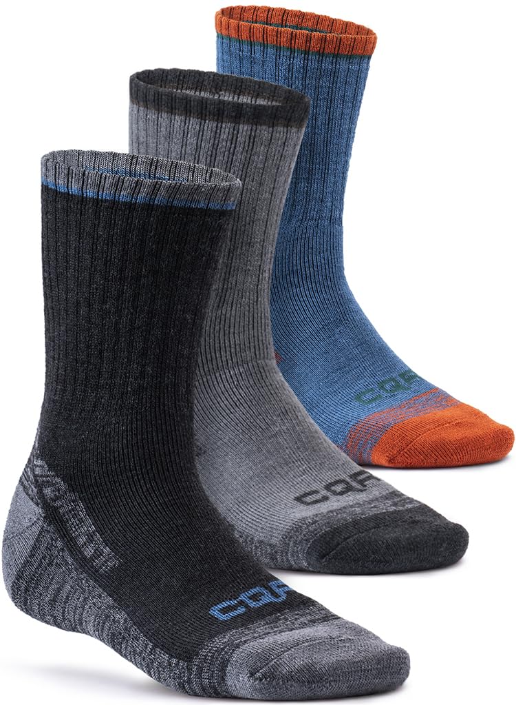 

CQR and Thick Wool Long Socks Ideal for and Outdoor Activities Men s Women s [Breathable, Antibacterial, Odor-Resistant, Sweat-Wicking, Quick-Drying]