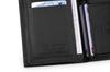 Men's Leather Wallet Kaletnik Szaniec Black Matte
