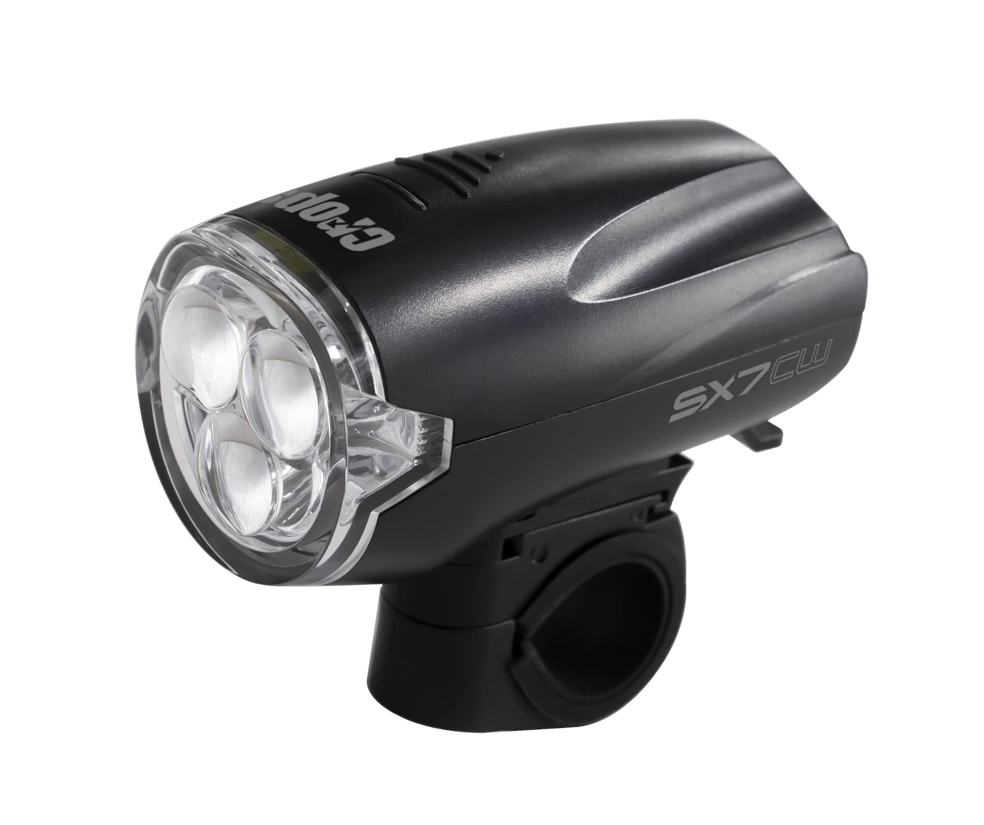 

Фара Crops Bicycle 3LED Headlight на батарейках AA SX7-CW чёрный