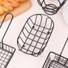 1 bucată mini friteuze franțuzești coș plasă plasă cartofi prăjiți instrument de bucătărie friteuză din oțel inoxidabil coșuri de cartofi prăjiți pentru casă