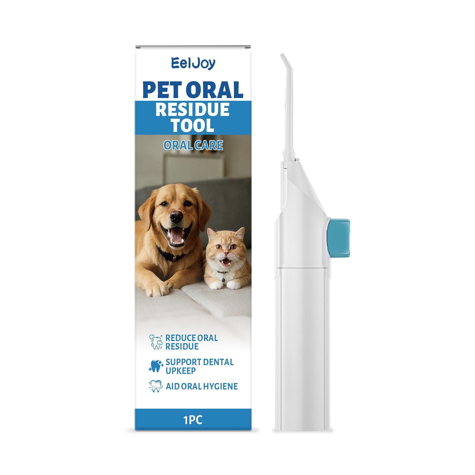 EelJoy Pet Manual Dental Cleaner - Cat and Dog Dental Cleaning/Pet Plaque Removal/Pet Breath Elimination/Fresh Breath/Pet Oral Hygiene