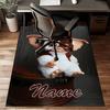 Custom Gremlin Mat Personalized Name, Polyester Washable Indoor Entryway Rug, Gift for Christmas, Easter, Thanksgiving Day