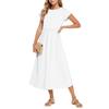 Women's Fashion Temperament Elegant Waisted Casual Dresses