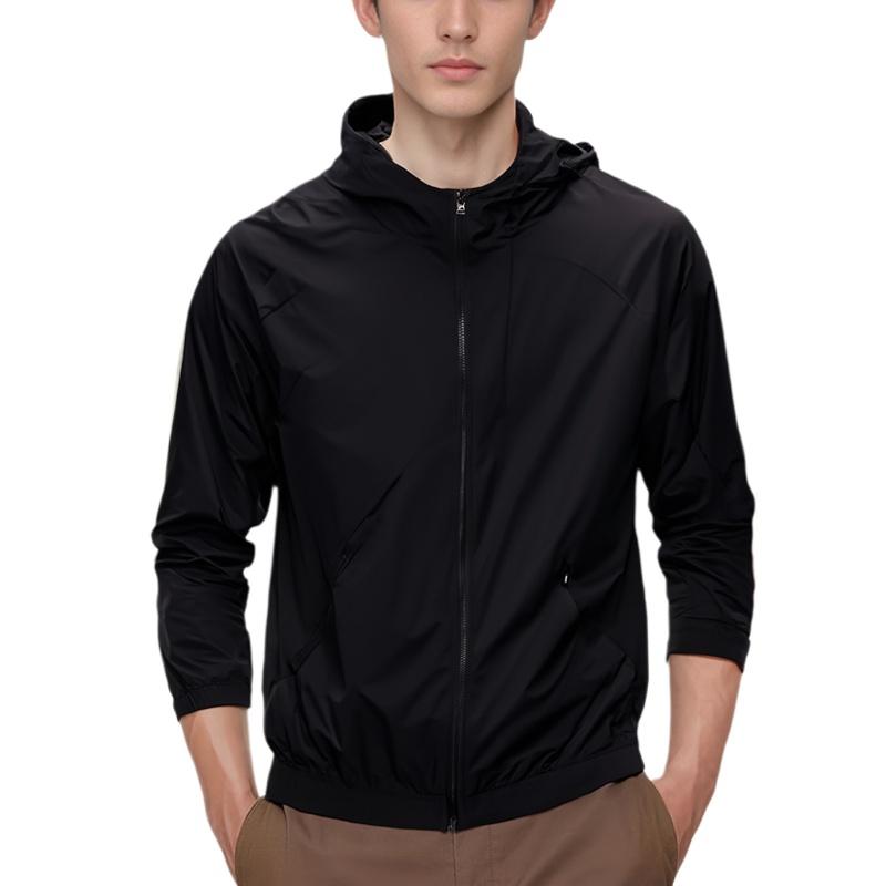 Converse Star Chevron Windproof Jacket Asia Sizing 'Black' Men's 10017080-A03