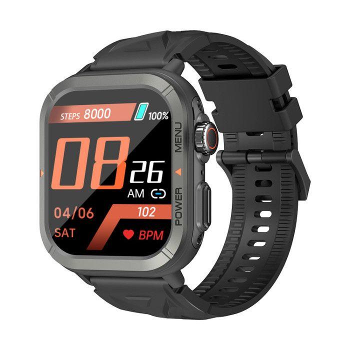 Montre Connectée - Blackview - W30 - Écran 1.91'' - Microphone intégré - Résistance 10m