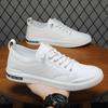 Cross-Border Hair Men'S Shoes Summer Men'S Large Size Versatile Men'S Shoes Trendy Boys Mid-Top Board Shoes Casual Little White Shoes