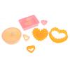 Envelope With Love Heart Shaped Cookie Cutters Stamps Flower Petal Pattern Biscuit Embosser Mould Fondant Baking Decorating Tool