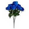 10 Heads Artificial Rose Bouquet Simulation Floral Decor Home Office Table