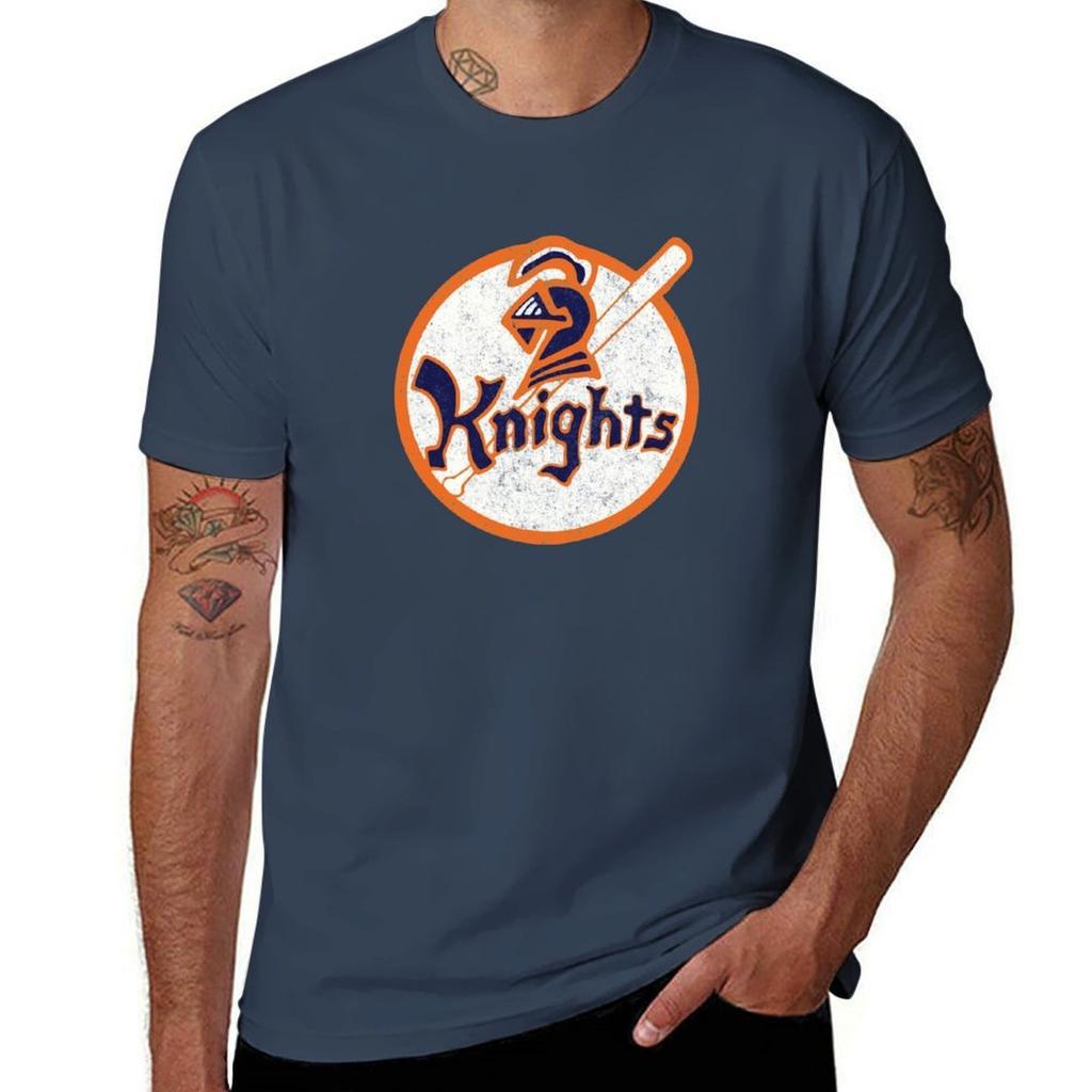 New York Knights Vintage Logo TShirt Unisex T Shirt Luxury T Shirts with Prints TShirt