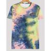 T-shirt a maniche corte casual estiva da uomo giovane alla moda sportiva stampata larga europea-americana