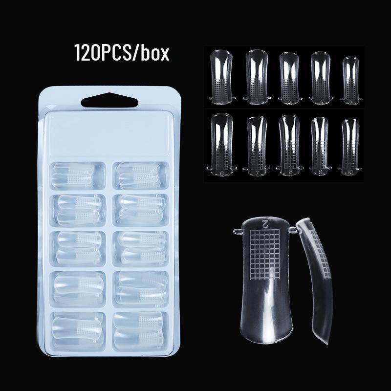 

120 шт. Кристальные типсы для быстрого наращивания и придания формы ногтям