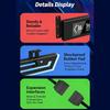 ARGB Syncs Graphics Card Holder With Temperature Display And Adjustable Support For Heavy GPUs Like 40 Series