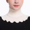 Women's Neckerchief Winter Warm Knitted Scarf Neck Protection Cold-Proof Neckerchief Versatile Fashion