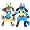 Peluche Luc Lucario Pokemon Luc Scintillante da 12 Pollici Giocattolo Morbido Con Colori Vivaci Per Bambini