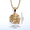 European Retro Stainless Steel Men's Sasha Pendant Necklace