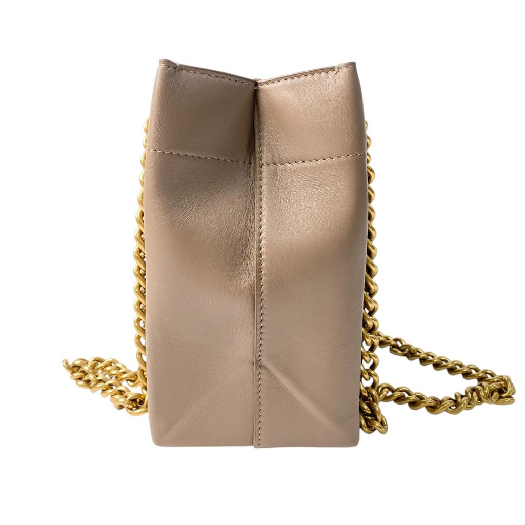 Used BALENCIAGATote Bag Brown/Gold Series Leather Women