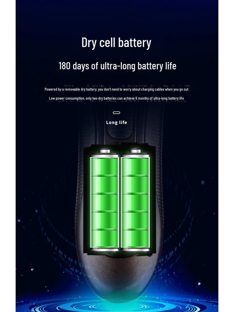 Cross-Border LZ-688 3-in-1 Electric Shaver: Razor, Nose Hair Remover & Hair Clipper