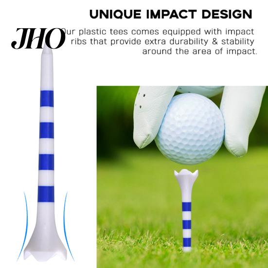 Short Golf Tees 20Pcs High Stability Low Friction Unbreakable Lightweight Simple Installation Training Tools