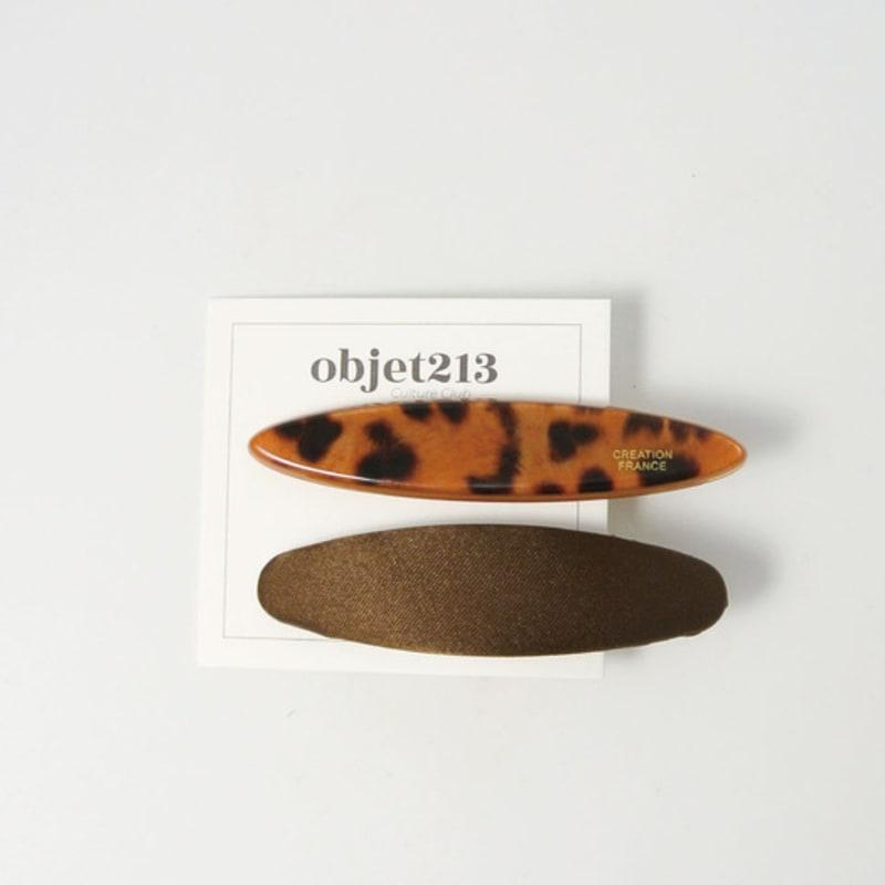 Objet213 Brown Boat Hair Clip Set