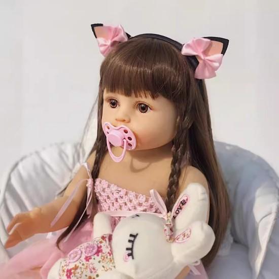 Reborn Doll Little Girl Princess Reborn Doll Realistic Companion Doll Children's Toy