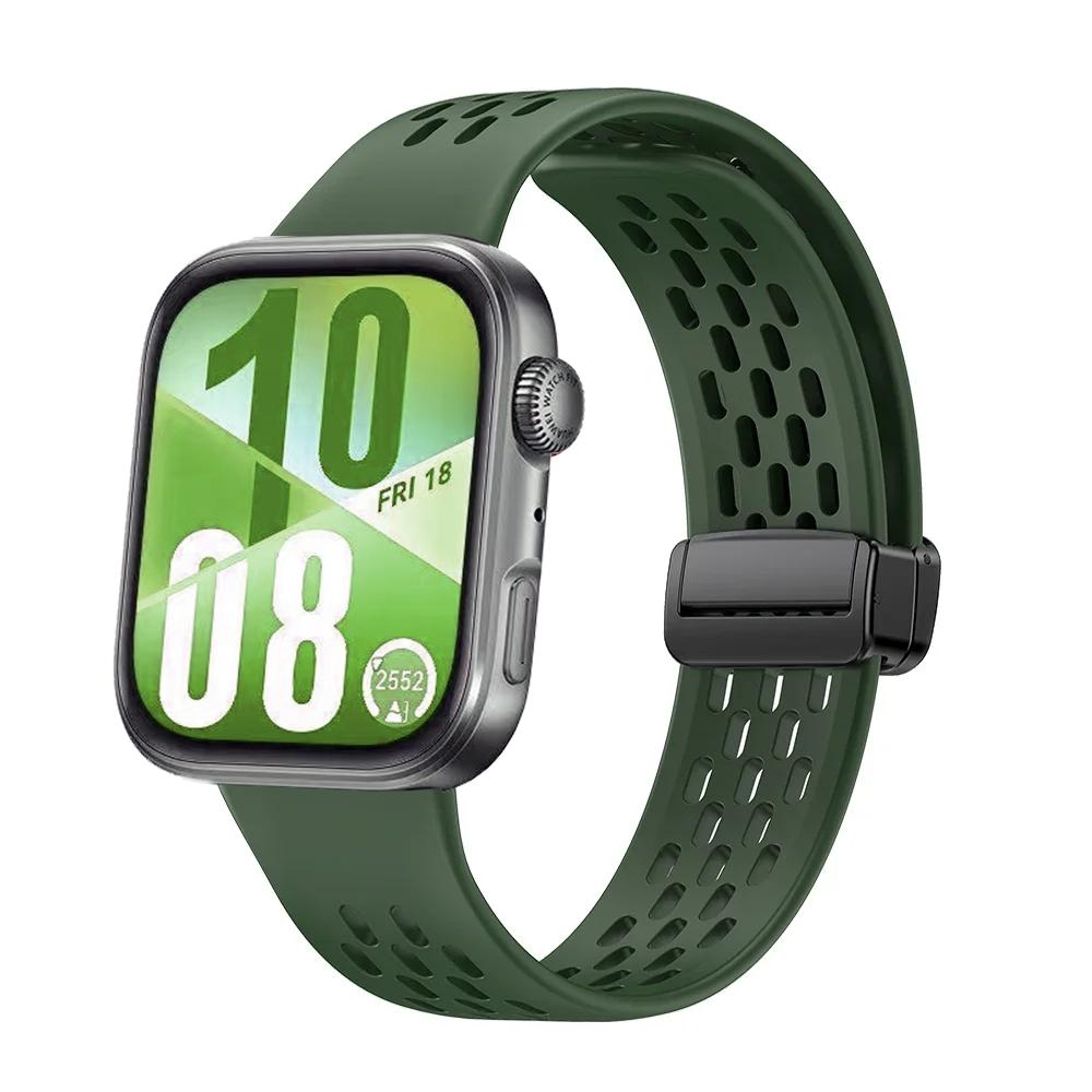 Magnetic Silicone Strap for Huawei Watch Fit 4 Fit 3 Sport Bracelet Wristband for Huawei Watch Fit 4 Pro Correa Belt Accessories