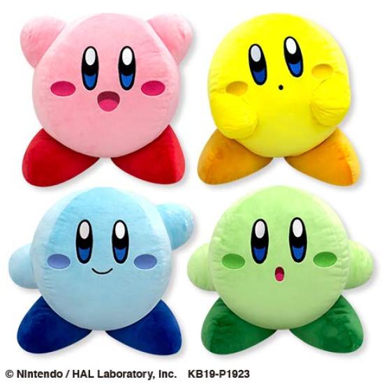 Kirby Multicolor Big Plush Toy Pink (Single Item) Approx. 35cm