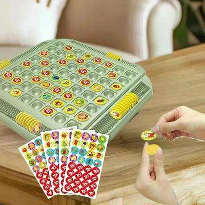Interaktives Familienspiel-Set: Frucht-Flip-Schach-Sammlung für die kognitive Entwicklung