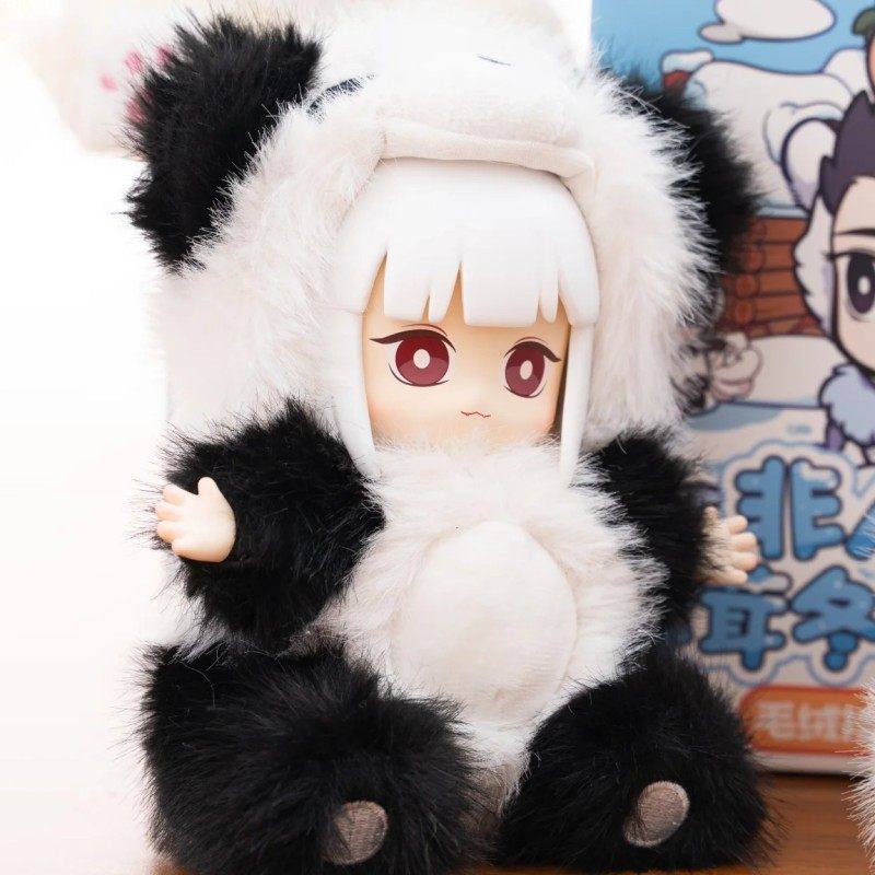 Non Human Zai Rongrong Winter Series Plush Blind Box Cute Stuffed Toy Collectible Anime Peripheral Gift For Girls