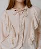 GANISONG Wendy Lace Blouse _Peach