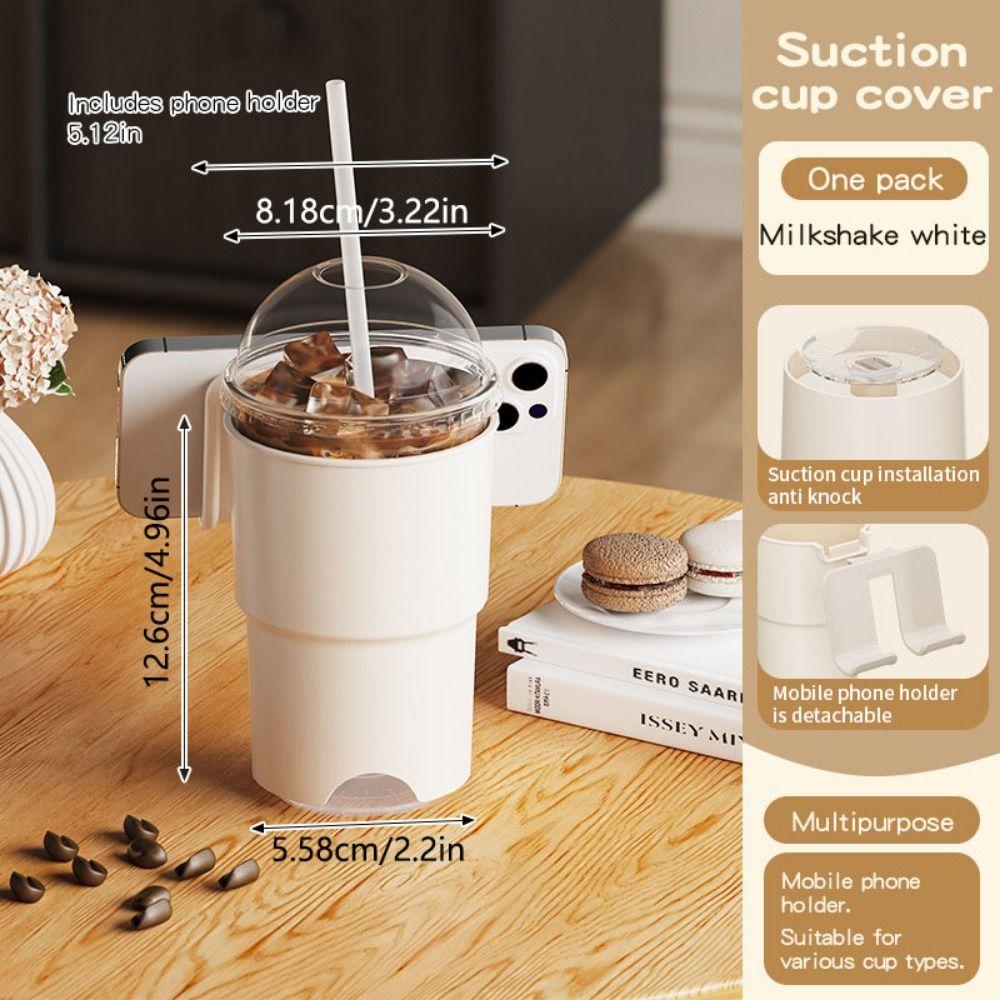 Removable Suction Cup Water Cup Holder Anti-Spill Stationery Organizer Desk Drinks Stand  Cans