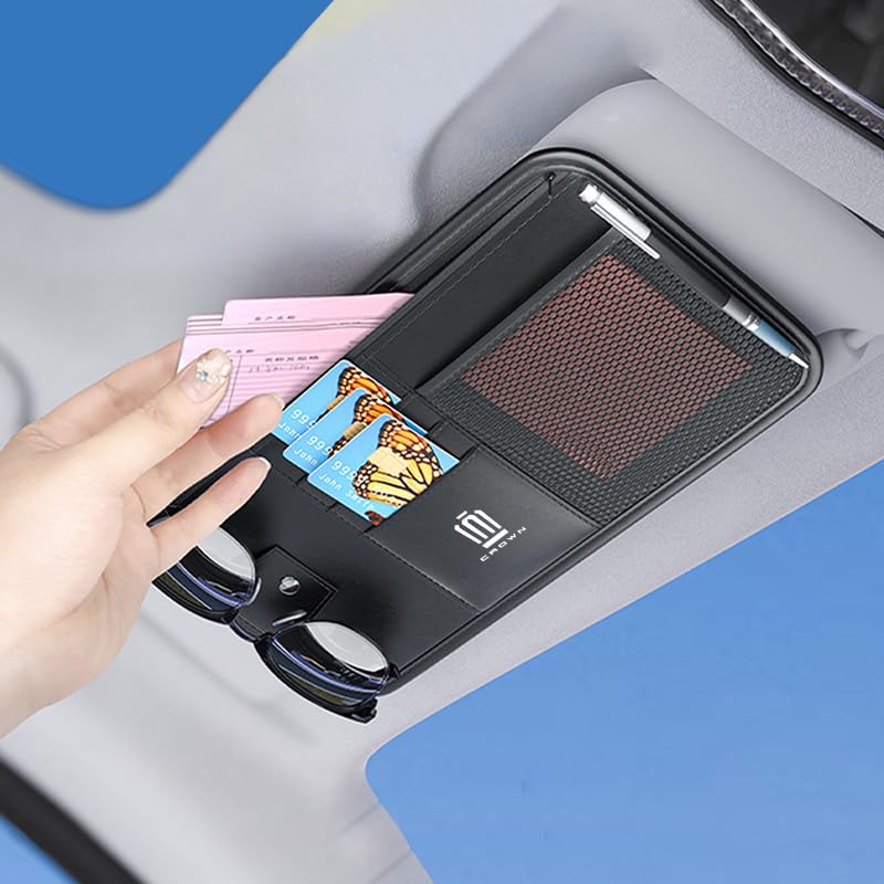 Car Visor Sun Visor Large Sunglasses Suitable for the New Crown Crossover 210 and 220 Custom Interior Car Convenient Slim Sun Visor Sunglasses Card