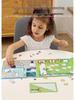 Children’s Educational Cartoon Book & Number Puzzle – Cognitive & Arithmetic Learning Toy