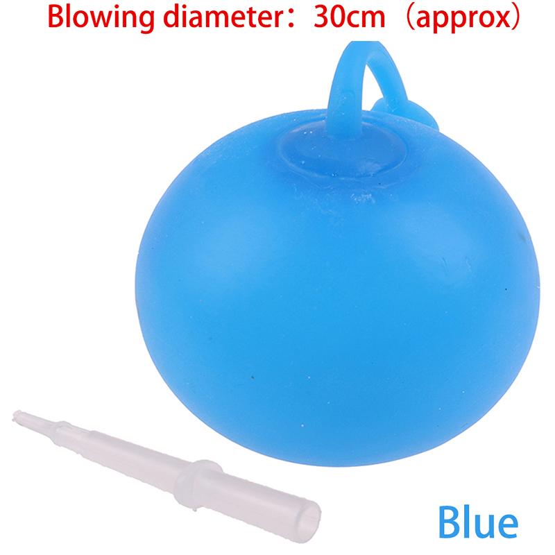 Can Blow 30Cm Kid Bubble Ball Balloon Indoor Outdoor Inflatable Ball Balloon Toy