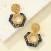 Retro Palace-Inspired Stud Earrings – Classic Vintage Jewelry for Women’s Sophisticated Look