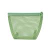Square Mesh Cosmetic Bag Portable Lipstick Cosmetic Storage Bag With Zipper Multi-Purpose Sundries Storage Bag Cute Student Case