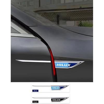 2vnt/komplektas Toyota hilux automobiliui Sparnas Metalinis lipdukas Išorė Dekoratyviniai lipdukai Modifikacija Automobilio emblema Priedai