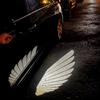 2 Peças Asas de Anjo Luz de Boas-vindas Chip Para LED Sem Fio Porta de Carro Boas-vindas Projetor a Laser Logotipo Clipe