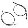 Pair Left & Right Side Roof Strip Moulding Trim For 12-14 Toyota Yaris Hatchback