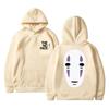 Anime Spirited Away No Face Man Grafická Mikina Unisex 90. léta Manga Harajuku Mikina Unisex Dámská Móda Ležérní Nadměrná mikina
