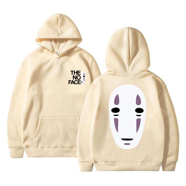 Anime Spirited Away No Face Man Grafická Mikina Unisex 90. léta Manga Harajuku Mikina Unisex Dámská Móda Ležérní Nadměrná mikina