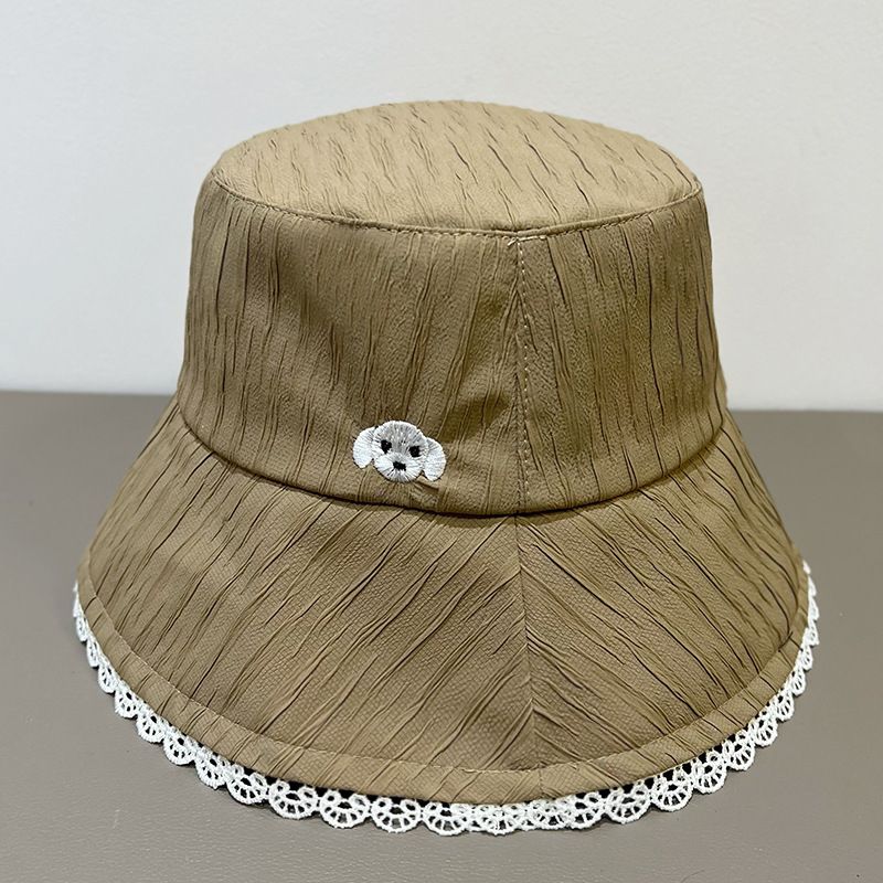 Lace Fisherman's Hat Children Spring and Summer Thin Breathable Sunscreen Visor Basin Hat