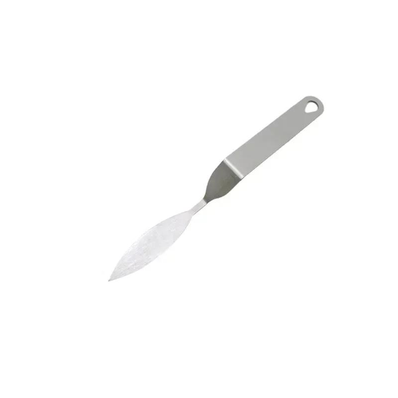 Stainless Steel Feather Leaf Chocolate Knife Cake Dessert Modeling Making Spatula Decorating Tool Kitchen Baking Pastry Utensils